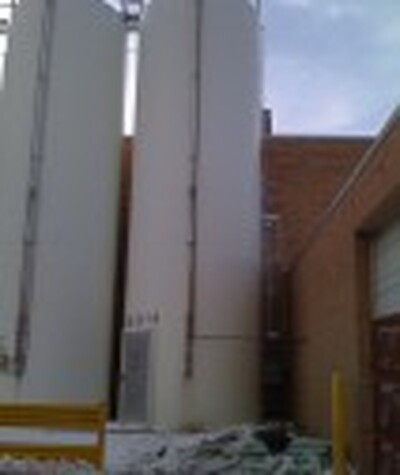 Silo coating application